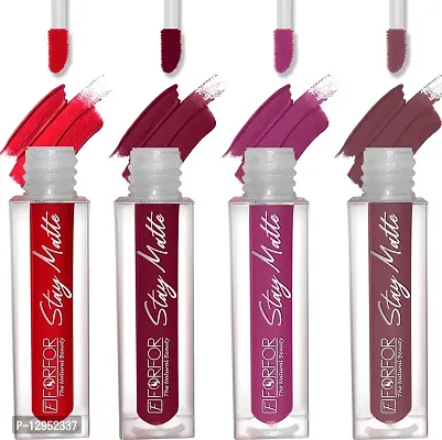 Stay Matte Long Lasting Mini Liquid Lipstick Waterproof Combo of 22