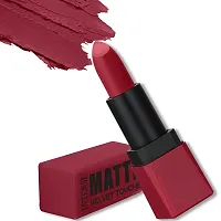 FORFOR? Intense Matte Lipstick Waterproof Long Last Matte Lipstick (Peppy Maroon)-thumb1