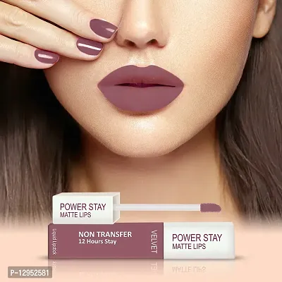 Power Stay Long Last Waterproof Matte Lipstick (12 hrs stay)-thumb0