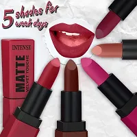 FORFOR? Intense Matte Lipstick Waterproof Long Last Matte Lipstick (Red Wave)-thumb4