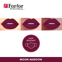 FORFORreg; Forever Matte Long Lasting | Waterproof | Liquid Matte Lip Color - Moon Maroon (upto 12 hours Stay)-thumb3