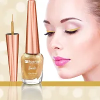 FORFOR Eye Sensational Liquid Glitter Eyeliner Smudge and Water Proof 7 ml (Golden)-thumb4