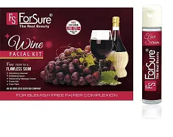 ForSure The Real Beauty Facial Kit With free Serum For Women and Girls 300 gram (Wine Facial kit)-thumb3