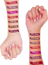 Power Stay Long Last Matte Lipstick Combo- Waterproof (12 hrs stay)-thumb1