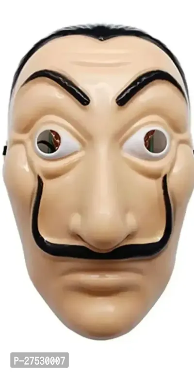 Money Heist Face Mask La Casa De Papel The House Of Paper Salvador Dali Mask For Cosplay Party Theme Play Role Play Birthday Party Mask-thumb0