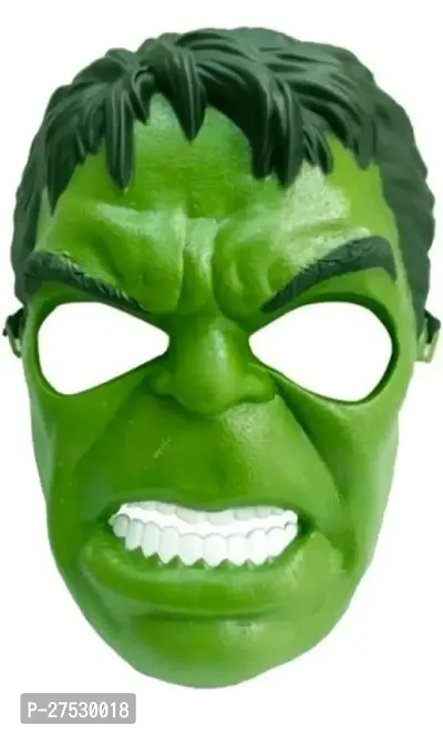 Hulk Plastic Face Mask Green For Kids Birthday Celebration Kids Birthday Return Gift Hulk Themed Decoration Party And Event Supplies