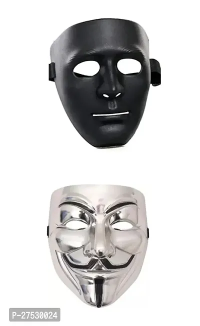 Face Mask Anonymous Edition Cosplay-Pack Of 2