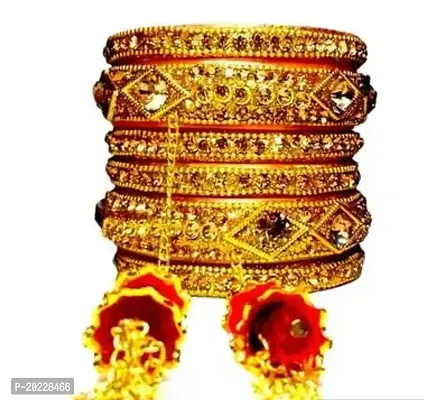 Elegant Alloy Bangles Set For Women-thumb0