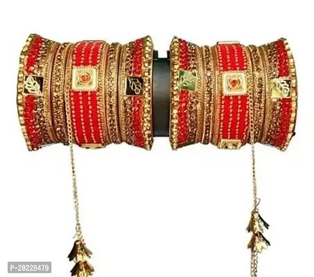 Elegant Alloy Bangles Set For Women-thumb0