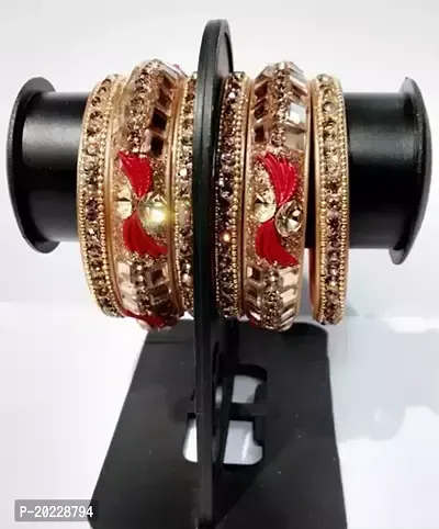 Elegant Alloy Bangles Set For Women-thumb0