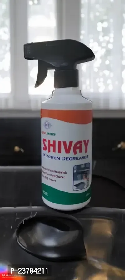 SHIVAY DEGREASER K-20R KITCHEN OIL  GREASE STAIN CLEANING REMOVER SPRAY Kitchen Cleaner  (490 ml)