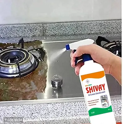 SHIVAY KITCHEN OIL  GREASE STAIN CLEANING REMOVER SPRAY 500 ML, Chimney  Grill Cleaner | Non-Flammable | Nontoxic  Chlorine Free Grease Oil  Stain remover for Grill Exhaust Fan  Kitchen Cleaners-thumb3