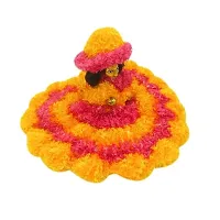 Laddu Gopal Woollen Poshak with Cap Beautiful Winter Dress Woolen Cloth Size 3-4 Combo Set (Set of 4)-thumb1