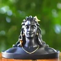 Adiyogi Shiva Statue for Car Dashboard, Pooja  Gift, Mahadev Murti Idol, Shankara for Home  Office Decor-thumb2