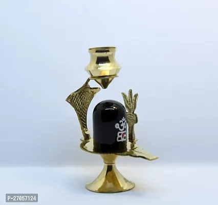 Shivling With Brass Lota For Puja-thumb2
