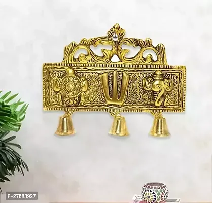 Tirupati Balaji Shankh Chakra Tilak with Hanuman ji Symbol II Hanging Shankh Chakra Namah Latkan-thumb0