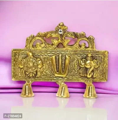 Wall Hanging Tirupati Balaji Shankh Chakra Tilak with Hanuman ji Symbols, Shankh Chakra Namah Symbol of Balaji also known as Venkateswara is a form of the Hindu god Vishnu.-thumb0