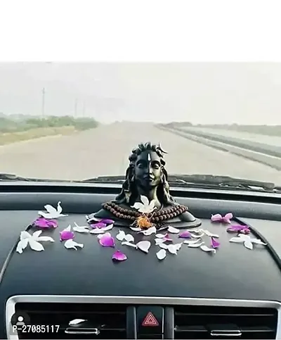 Adiyogi Shiva Statue for Car Dash Board, Pooja  Gift, Mahadev Murti, Idol, Lord Adiyogi Shankara for Home  Office Decor-thumb2