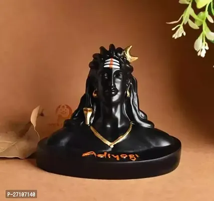 Graceful Adhiyogi Statue With Trishul-thumb4