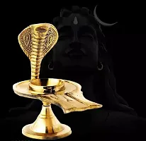 idols  figurines Brass Jalheri for Shiva ling Yoni Stand Decorative-thumb1