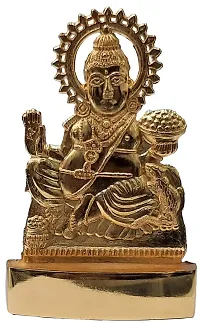 kuber ji Brass Idol in 5 inch Size Gold Plated-thumb2