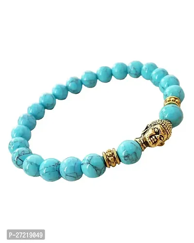 Alloy With Tourmaline Bracelet For Unisex Adult (blue)-thumb0