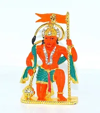 Panchmukhi Hanuman Idol, 4x3, Multicolour-thumb1