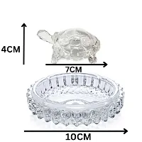 Crystal Glass Turtle Plated Feng Shui Tortoise Plate-thumb2