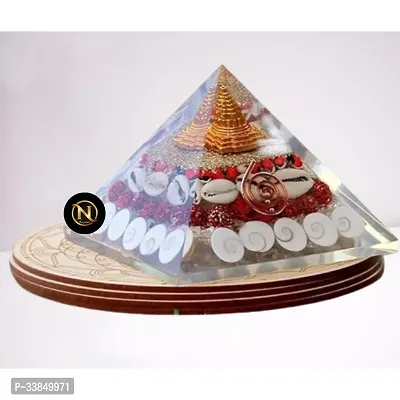 Chakra Pyramid-Seven Chakra Crystal Pyramid Vastu Correction, Prosperity, Positivity And Chakra Healing-4 Inch-thumb2