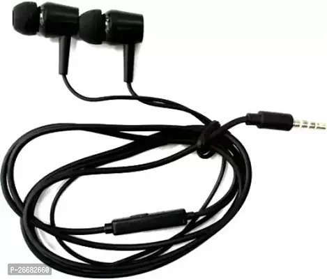 Famous Communication Realgo Vd 7 Black Best Sound Earphone Wired Headset Black In The Ear-thumb0