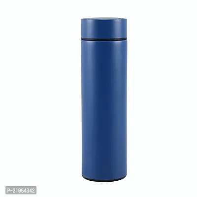 Stylish Blue Stainless Steel Temperature Display Indicator Water Bottle 500 ml-thumb4