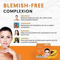 VLCC Facial Kits (VLCC Papaya Fruit Single Facial Kit Pack of 2 Each of 60 gm)-thumb2