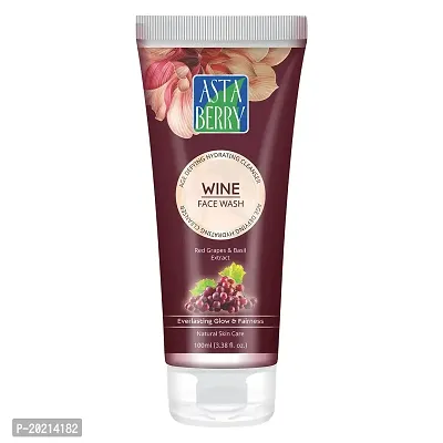 Astaberry Wine Face Wash 100 ml Age Defying Hydrating.