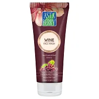 Astaberry Wine Face Wash for delay aging- Improves Skin Moisturisation  Elasticity Reduces Fine Lines | Replenishes Depleted Moisture (Pack of 2 (100ml X 2))-thumb3