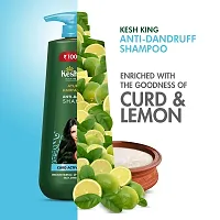 Kesh King Ayurvedic Anti-Dandruff, Reduces Hair Fall Soothes Itchy Scalp No Paraben  No Silicon, 21 Natural Ingredients The Goodness Of Curd, Lemon And Neem Shampoo For Women And Men - 600 Ml-thumb3