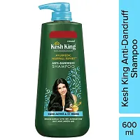 Kesh King Ayurvedic Anti-Dandruff, Reduces Hair Fall Soothes Itchy Scalp No Paraben  No Silicon, 21 Natural Ingredients The Goodness Of Curd, Lemon And Neem Shampoo For Women And Men - 600 Ml-thumb1