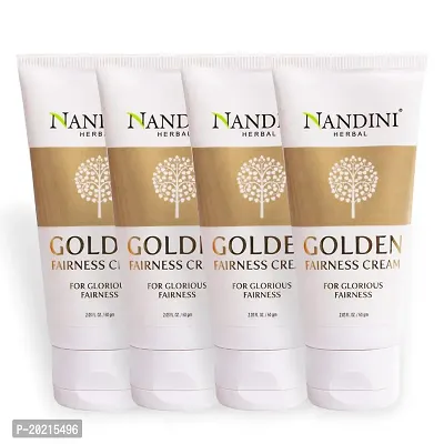 Nandini Gold Fairness Cream For Man  Women | Heal  Repair Skin, Suitable For All Type Skin -60gm (Pack of 4)-thumb0