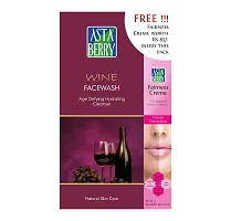 Astaberry Wine Face Wash, 100ml with Free Fairness Cream, 100ml-thumb3