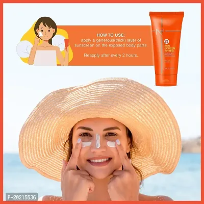 N Plus Professional Sun Screen Tinted SPF 50 with Tinted Effect, Mattifying Sun Protection, UVA  UVB Protection-thumb5