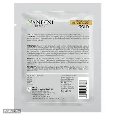 Nandini Herbal Marine Algae Peel Off Mask Gold, For Age Spots and Hyperpigmentation-thumb2