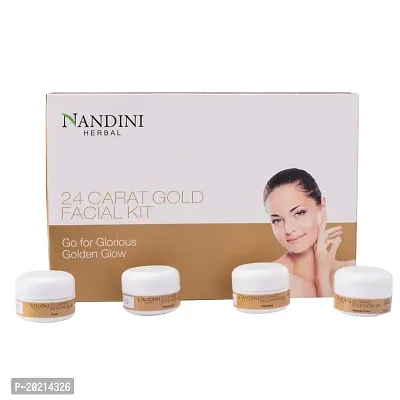 Nandini 24 Caret Glow Gold Facial Kit,60gm-thumb2