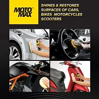 Motomax Protectant Spray (100 ml)| Repels dust, pollutants| Protect, Restore faded vinyl, plastic, leather, dashboard, rubber, tyres of Cars, Bikes, Motorcycles  Scooty| Provides long lasting shine-thumb2