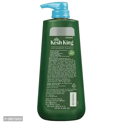 Kesh King Ayurvedic Anti-Dandruff, Reduces Hair Fall Soothes Itchy Scalp No Paraben  No Silicon, 21 Natural Ingredients The Goodness Of Curd, Lemon And Neem Shampoo For Women And Men - 600 Ml-thumb3