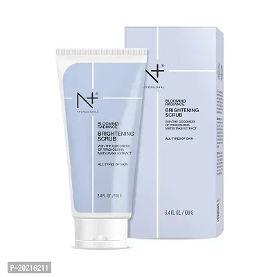 N Plus Professional Blooming Radiance Brightening Scrub, With the goodness of Tricholoma Matsutake Extract.