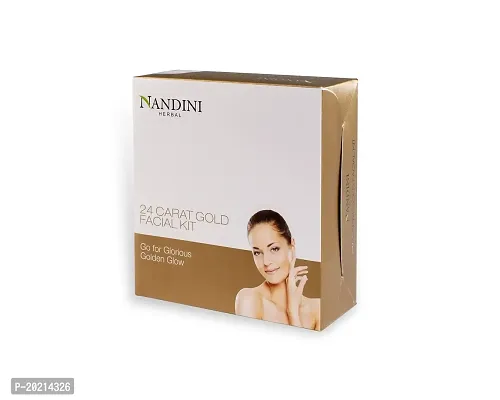 Nandini 24 Caret Glow Gold Facial Kit,60gm-thumb0