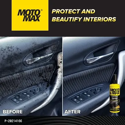 Motomax Protectant Spray (100 ml)| Repels dust, pollutants| Protect, Restore faded vinyl, plastic, leather, dashboard, rubber, tyres of Cars, Bikes, Motorcycles  Scooty| Provides long lasting shine-thumb4