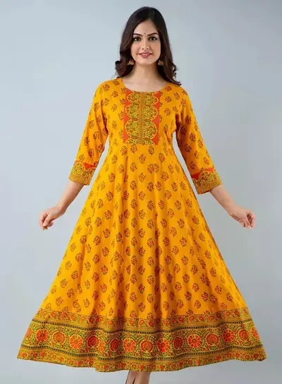 Anarkali Rayon Kurta