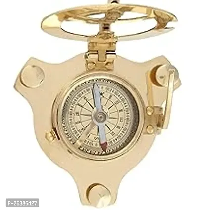 Pocket Brass Compass For Hiking Or Campaign-thumb0