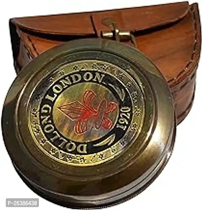 Pocket Brass Compass For Hiking Or Campaign-thumb0