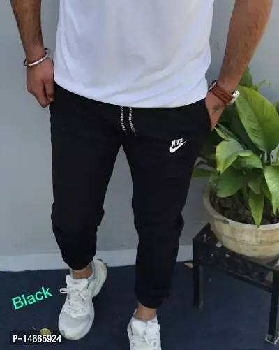 Nike black lycra shop trackpants